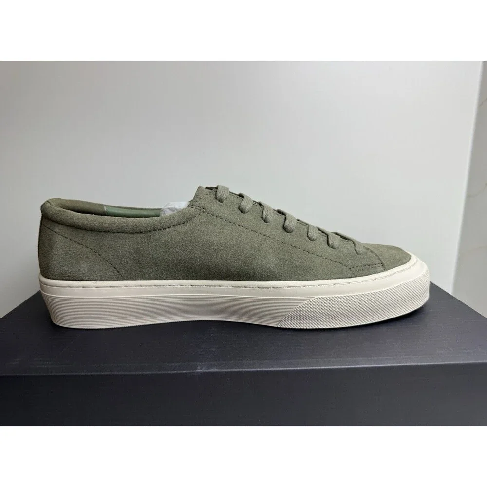 Joseph Abboud Men's Green Suede Lace-Up Sneakers US 10.5 D (43GL)